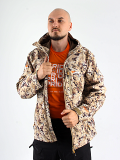 Аргамак куртка для охоты PRIDE, софт-шелл, принт камыш Аргамак куртка для охоты PRIDE, софт-шелл, принт камыш